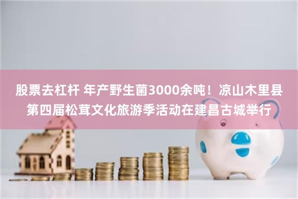 股票去杠杆 年产野生菌3000余吨！凉山木里县第四届松茸文化旅游季活动在建昌古城举行