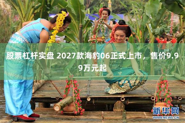 股票杠杆实盘 2027款海豹06正式上市，售价9.99万元起