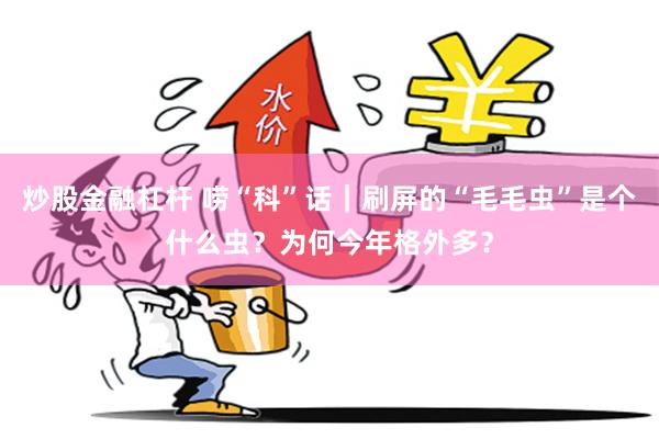 炒股金融杠杆 唠“科”话|刷屏的“毛毛虫”是个什么虫?为何今年格外多?